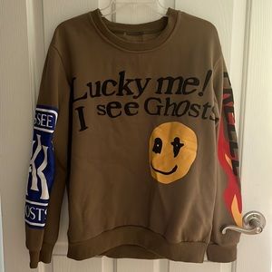 “lucky me i see ghosts” sweatshirt